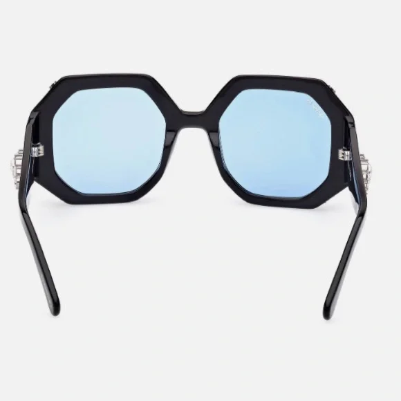 NIB Swarovski black studded sunglasses